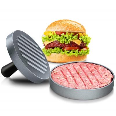 China Hotels Burger Press Aluminum Alloy Hamburger Meat Beef Grill Patty Maker Mold for sale