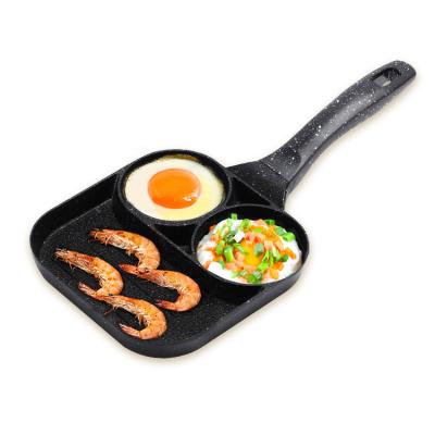 China Hotels Non-Stick Flat Multi Cup Griddle Breakfast Pan for sale