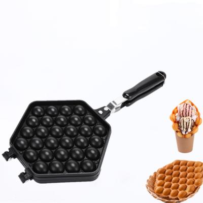 China Nonstick Bubble Cake Egg Hotels Waffle Maker Pan Aluminum Alloy Hong Kong Egg Waffler Griddle Mold Baking Dish Using For Home for sale