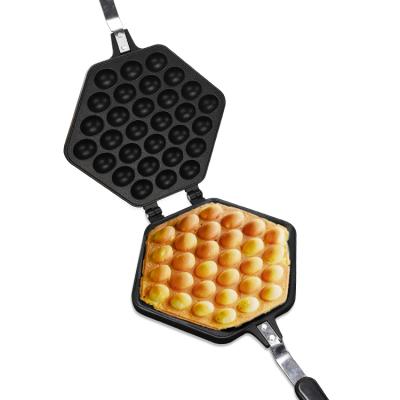 China Commercial Hotels Egg Bubble Waffle Maker Pan Waffle Mold Gas Egg Baking Mold for sale