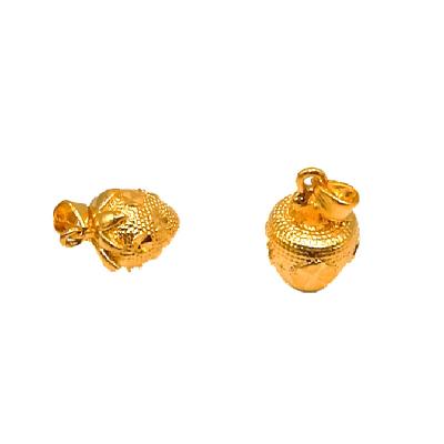 China Copper alloy 24k gold plated alloy cute apple charm+fashion fruit pendant for sale