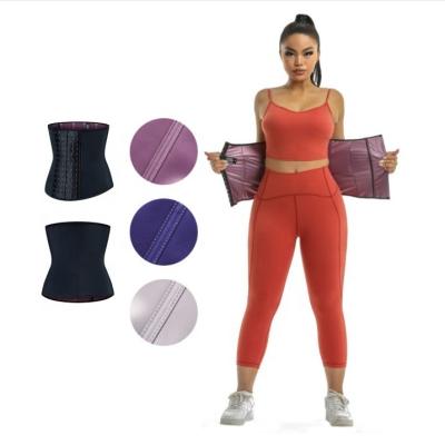 China LangQin 2022 Antibacterial Waist Trainer For Women Underbust Latex Gym Corsets Hot Cincher Hourglass Body Sweated Shaper for sale