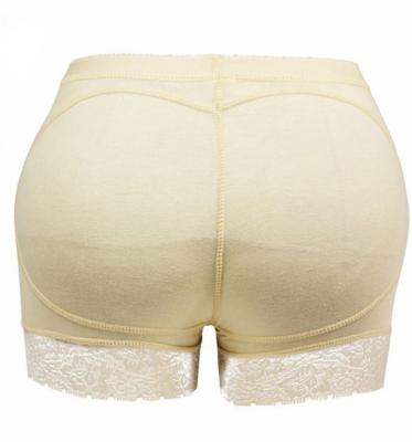 China LANGQIN Antibacterial Wholesale Women's Sexy Sponge Built-in Butt Antibacterial Wholesale Women's Yoga Panties Skinny Lace Shapewear Pants Gaiters for sale