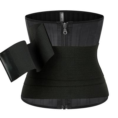 China Wholesale Detachable LOGO/oem/odm women corset antibacterial main 2022 latex waist shaper waist trainer and waist belt for sale