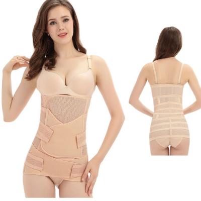 China Postpartum Recovery Langqin 3 in 1 Postpartum Waist/Belly Pelvis Shapewear Corset Postpartum Belly Wrap Girdle Support Recovery Belt for sale