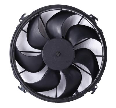 China High Efficiency KEAO DC Brush Motor Waterproof 12V And 24V Thrust (Suction) 12 Inch Fan KLNF251F1 Replace SPAL VA01 Series In China Factory for sale