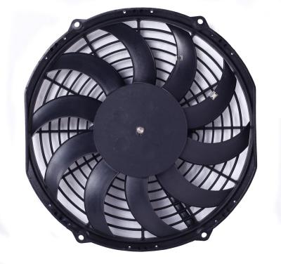 China fast delivery replace SPAL VA11 10 Inch Capacitor Fan DCmotor 12V/24V Slim Blowing Fan (Boost) For Refrigerator Car Factory Bus/Truck for sale