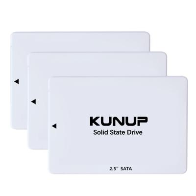 China Cheap 240GB SSD 8 16GB 120GB 256GB 2TB SATA3 Internal SSD KUNUP 2.5 Inch OEM Solid State Drive 1T 60 64 128 512GB White for sale