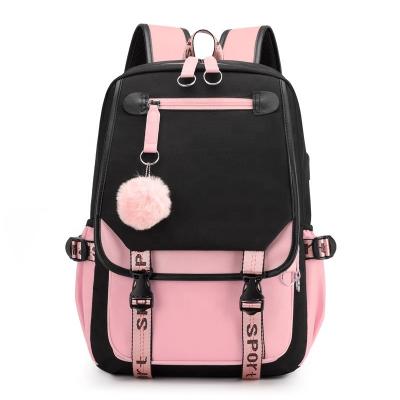 China Hot Products Solid Color Vintage College Bags Backpack Large Capacity Men Travel Backpack Rucksack Custom School Bags For Teenagers for sale