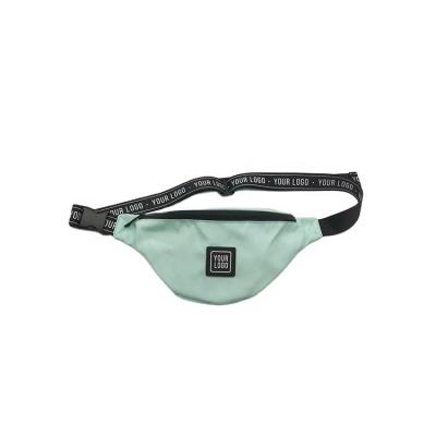 China Water Proof Custom Latest Version Mint Green Girls Running Belt Fanny Pack Waist Bag for sale