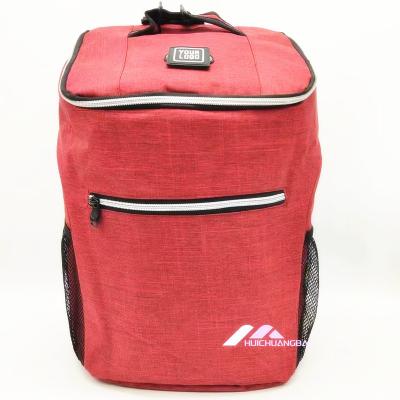 China Nice Daily Use Red Lunch Insulated Cooler Backpack For Travel for sale