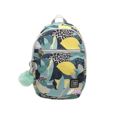 China Fashion Waterproof Women Waterproof Campus Backpack Nylon School Bag for sale