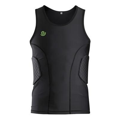 China Sports Wholesale Padded Honeycomb Eva Foam Pad Compression Vest for sale