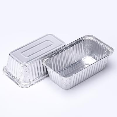 China Food Packaging 750ml Aluminum Foil Container Pakistan F1 Aluminum Foil Container With Paper Lid for sale