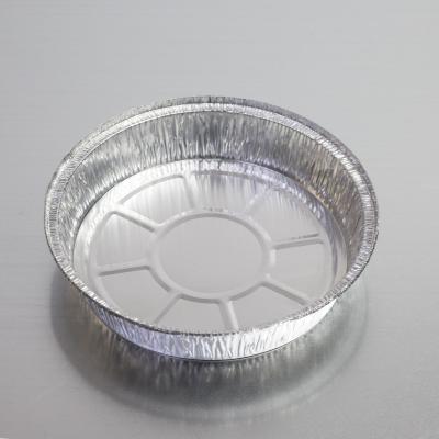 China Food Round Shape Disposable Aluminum Foil Container For Pizza for sale