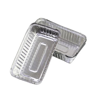 China Free Sample Food Packaging Disposable Aluminum Foil Container 900ml Take Out Box for sale