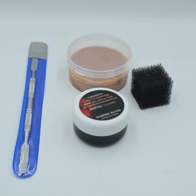 China Shaped Wholesale Fake Wound Scar Makeup Tools Halloween Makeup Wax Set for sale