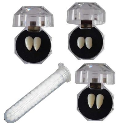 China Shaped Spot supply Party Decoration Sets Halloween Denture Makeup Fake Vampire Teeth Sets for sale