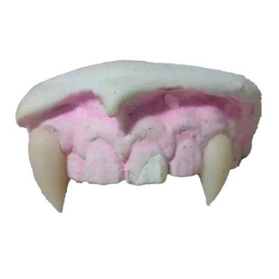 China Shaped Reusable Horror Adult Fakes Teeth Cosplay Costume Prop Halloween Vampire Teeth for sale