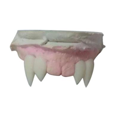 China Shaped Halloween Dentures Zombie Ghost Devil Werewolf Teeth Box Packed Gift Prop Costume Party Vampire Teeth for sale