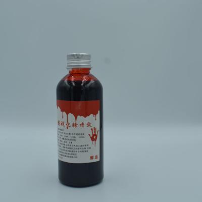 China Shaped 100ml Halloween Fake Blood Halloween Party Vampire Makeup Skin-friendly Fake Blood for sale