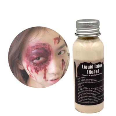 China Shaped Halloween fake skin making fake scars latex 30ml 60ml vulcanized latex for sale