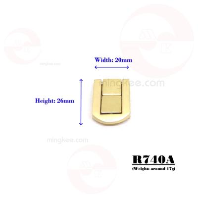 China Hong Kong Small Shiny Gold Metal Experienced Zinc Alloy Clasp For Wooden Box Lock for sale