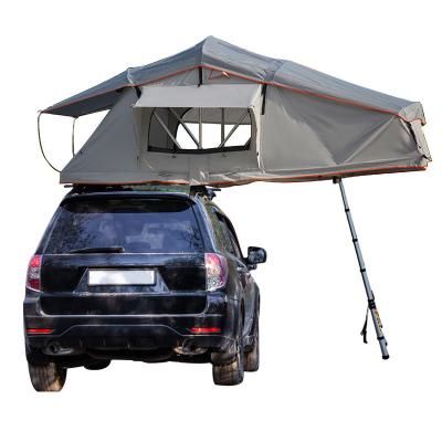 China Car Mounted Tent Waterproof Car Roof Top Shell Soft Roof Box Tent Top Camping Tent for sale