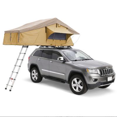 China Roof Top Tent 4 Person Car Roof-top Tent Large Waterproof Soft Shell Waterproof Rooftop Tent Canvas for sale