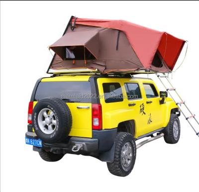 China Extended Type 2021 Hard Shell Car Roof Top Tent Folding Truck Roof Top Camping Tent For SUV for sale