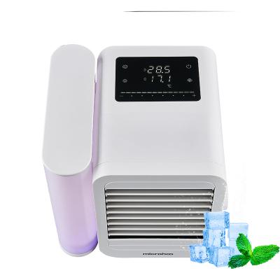 China / LED 7 Colors Night Light Electric microhoo Mini Fan Air Cooler With USB for sale