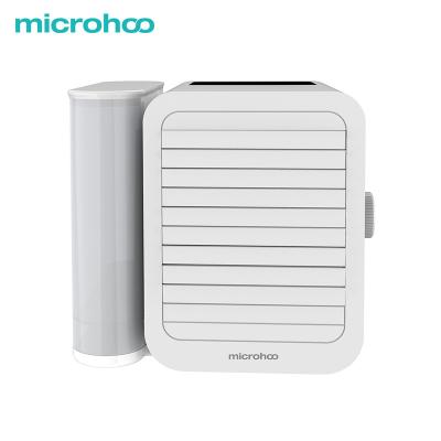 China Evaporative Air Cooler Microhoo Air Fan Digital Cooler Desktop Fan USB Wire Evaporative Mini Air Cooler for sale