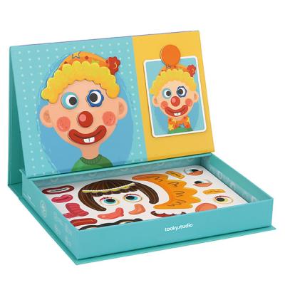 China 2021 New creative games Magnetic Box-Mystery face magnetic book educational toy for child 3D puzzle toy LT638 for sale