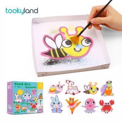 China China colorful kids sand painting diy card for kids moving sand painting art for sale