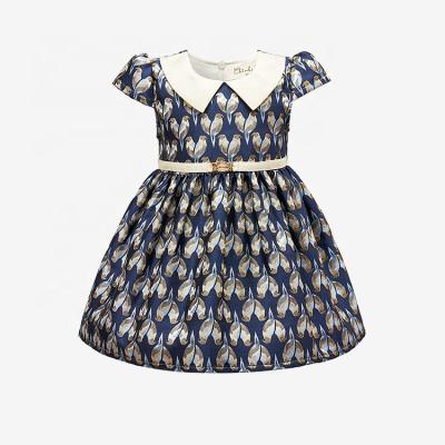 China Washable Custom Made Toddler Clothing Stylish Square Neck Babies' Dress Dresses For Girls for sale