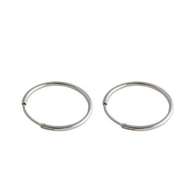 China Trendy big circle earring 925 sterling silve jewelry poular Brazilian large earrings for sale