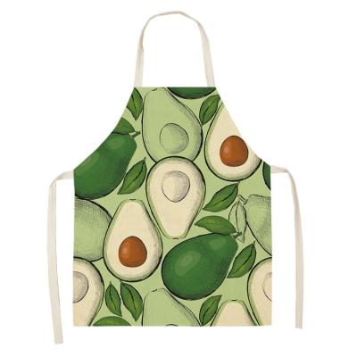 China Custom Printed Apron Eco-Friendly Logo Aprons Cloth Aprons Art Artist Painting Linen Cotton Polyester Apron for sale