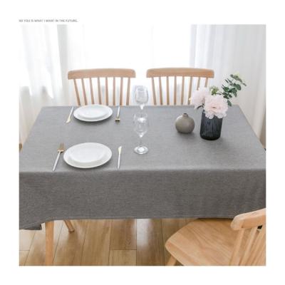 China Buy Hot Selling Flowered European Waterproof Canvas Fabrics Look Waterproof Table Cloth With Custom Design for sale