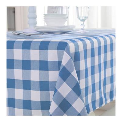 China Tablecloth Waterproof Chinese Clothes Cotton Table Cloth Plaid Tablecloth for sale