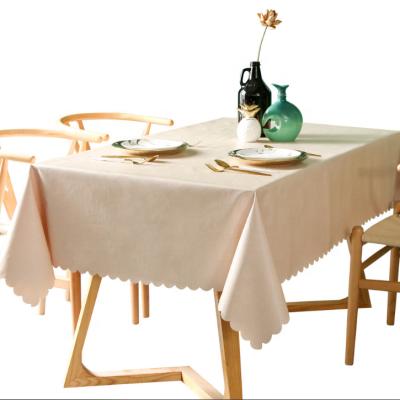 China PVC Waterproof Table Cloth Table Cloth Solid Color Oil-proof Table Cloth for sale