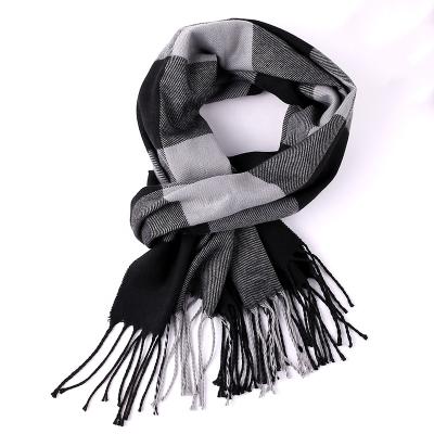 China Fashionable Soft Touch Feeling Brand Scarf Lady Charm Camel Checked Plaid Shawl Scarf for sale