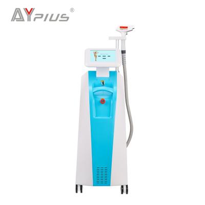 China AYJ-808E Hair Removal Laser Machine Diode Laser 808nm Microchannel Hair Removal Machine Whitening for sale