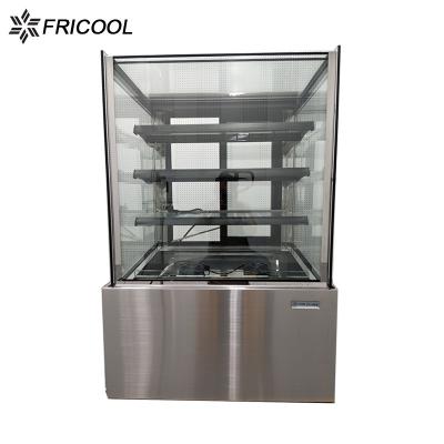 China Refrigerador refrigerado 15,5 CU.FT de la exhibición de los pasteles del escaparate de la torta de la puerta deslizante en venta