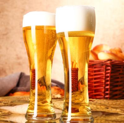 China Beautiful and durable factory direct custom high quality lead free beer glass mug glass400ml-1000ml for sale