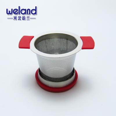 China Viable silicone tea infuser/stainless steel tea infuser/Denmark tea strainer for sale