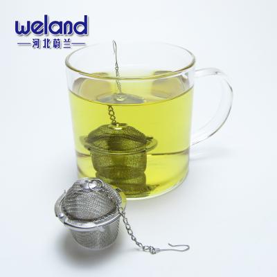 China WITH LID Universal Tea Strainer, 2pcs Tea Infuser 1 Small Large+ 1 Tea Filter Set Reusable for sale