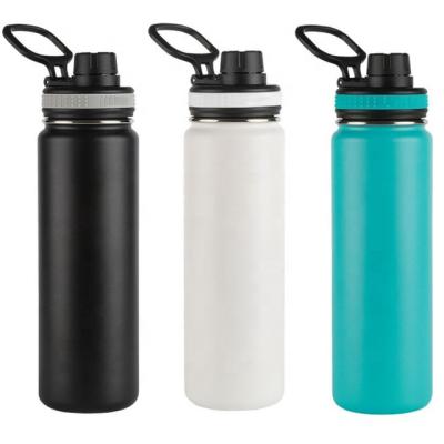 China Durable high quality 304 stainless steel vacuum insulated sports water bottle with spout lid, 4 HOURS COLD 12 HOURS HOT for sale