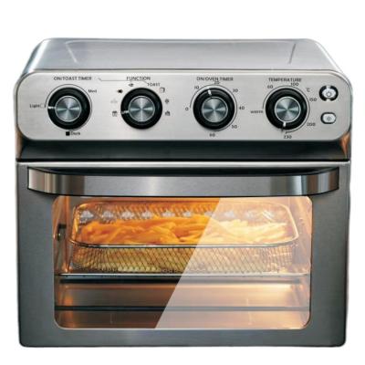 China Hotel Factory Price 24L 1700W 360 Digital Manual Stainless Steel Air Fryer Toaster Oven for sale