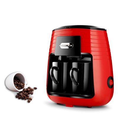 China Convenient Standard Ceramic Double Cup Drip Coffee Machine Instant Coffee Maker for sale