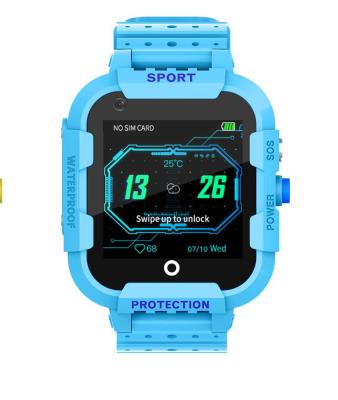 China Wifi Wonlex Cheap KT12 4G IP67 Kids GPS Smart Watch With Video Call for sale